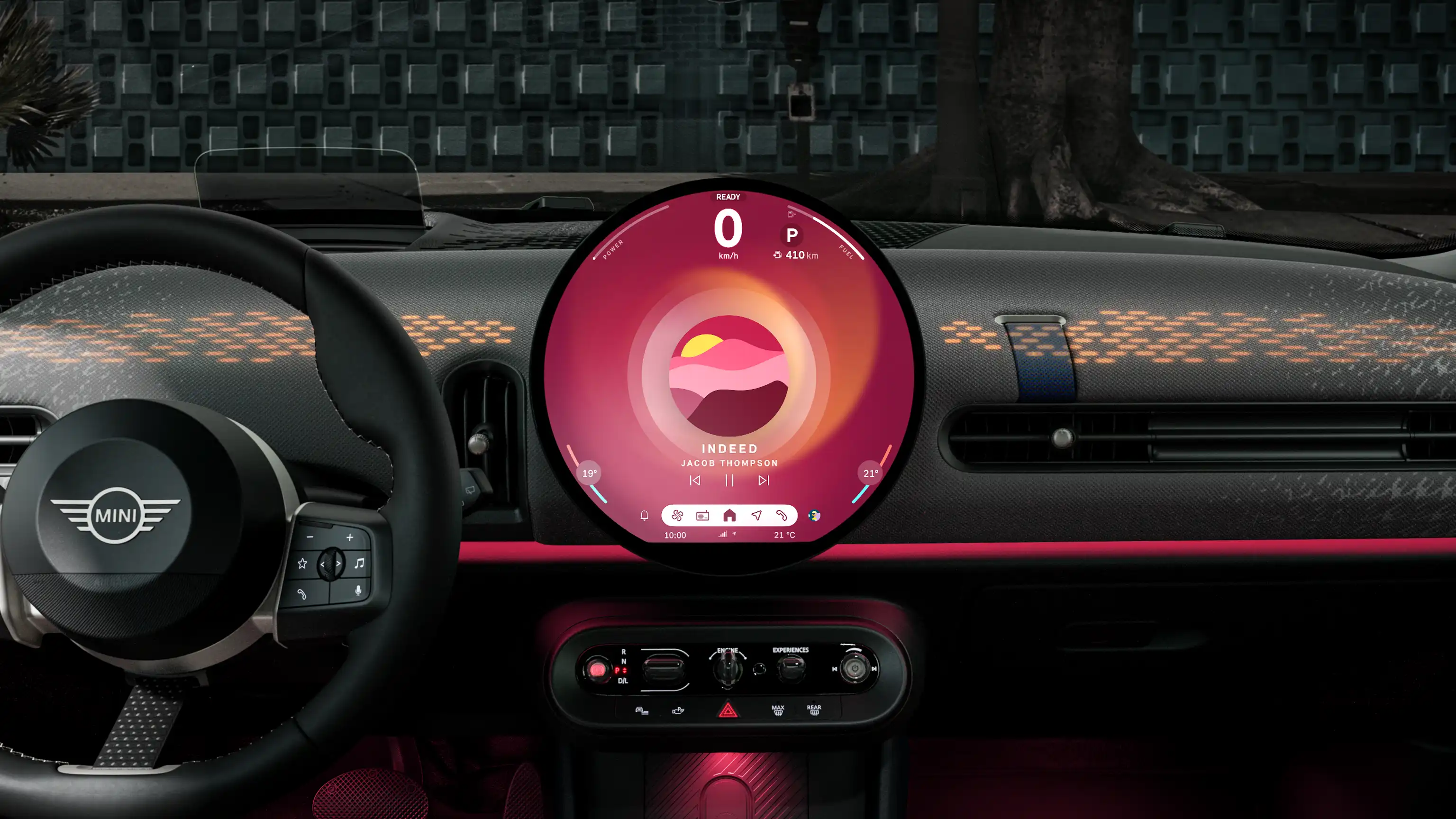 MINI Cooper Cabrio - experiencia digital - modo vivid