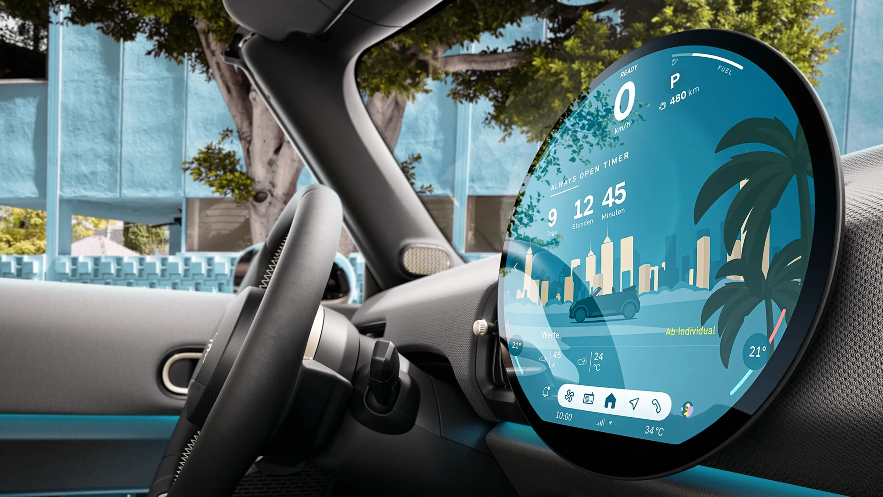 MINI Cooper Cabrio - interior - galería modos experience - volante