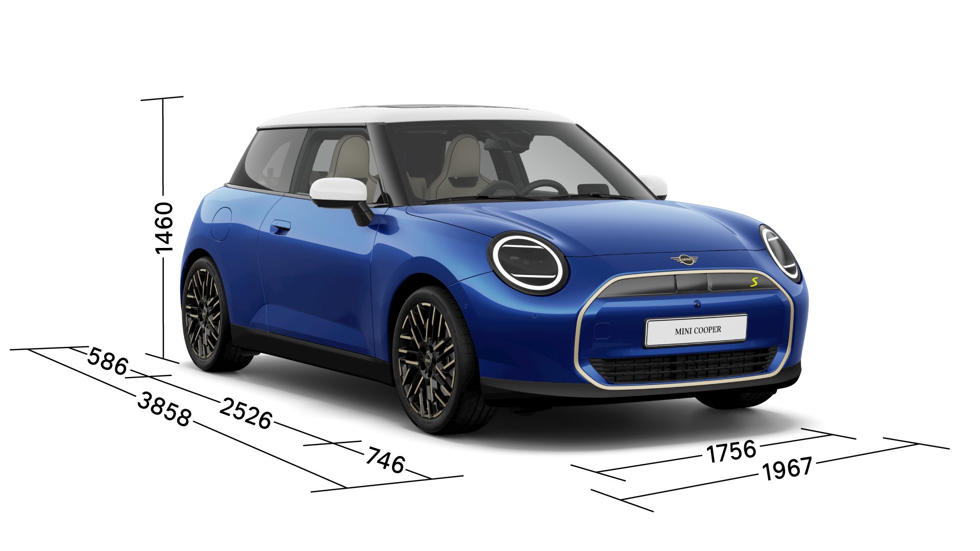 Fabelhafte Mini Cooper Masse Bildnull