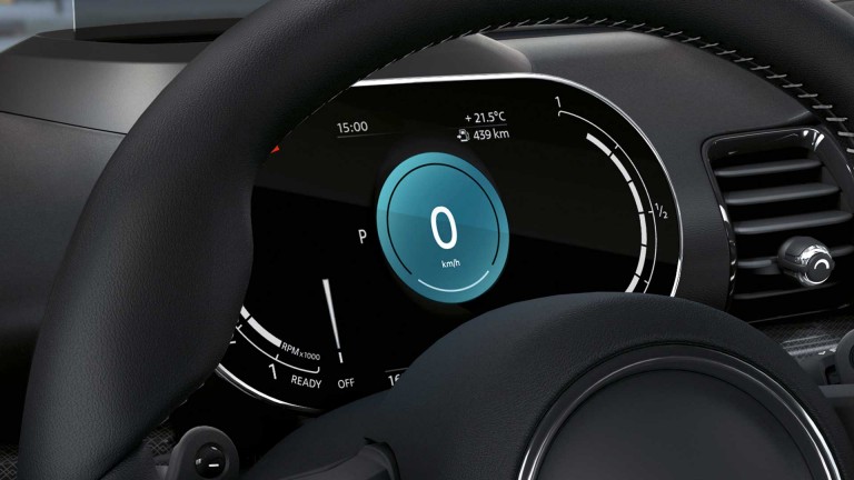 MINI Clubman – pantalla de instrumentos multifunción – cuentarrevoluciones digital