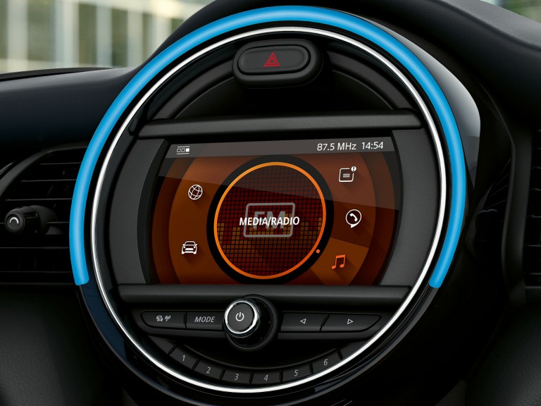 mini connected - packages - standard radio and display