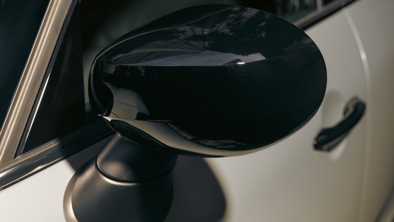 MINI Cooper SE Countryman ALL4 – toques negros de diseño – techo negro, carcasas de los retrovisores y llantas negras